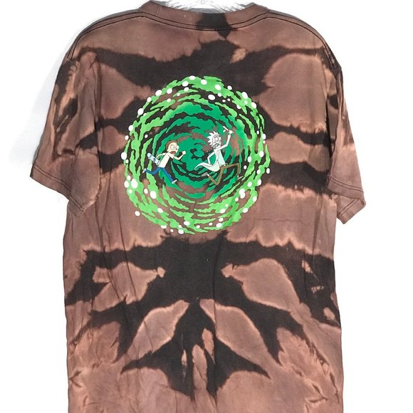 Primitive Other - RICK and MORTY Custom Acid Dyed Tee Shirt Medium